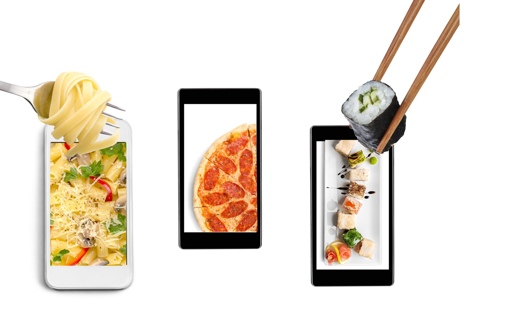 Fast recipes displayed with prep times